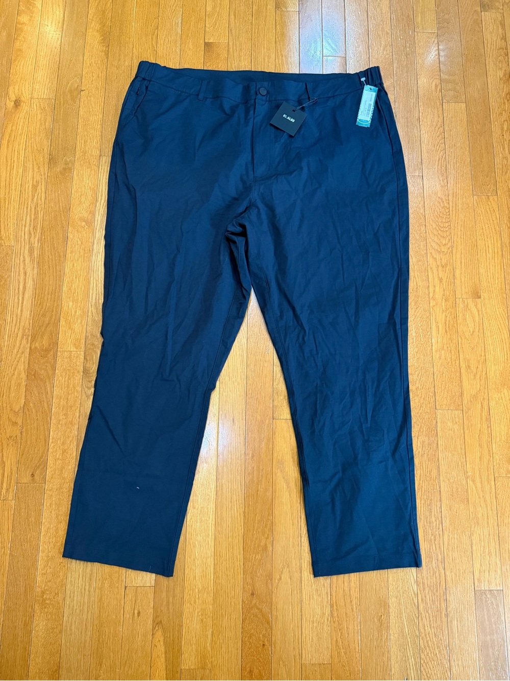 Men's Navy Dress Pants - Classic Straight Fit